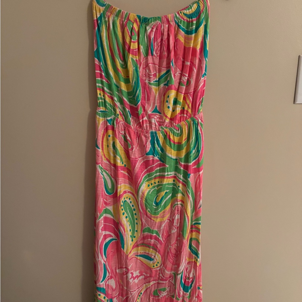 Lilly Pulitzer Colorful Paisley Maxi Dress